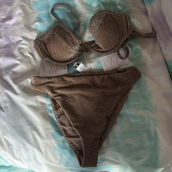 Brown Bikini Set - Picture 2 of 3